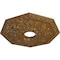 Ekena Millwork Nottingham Medallion (Canopies up to 4 5/8"), 18"OD x 3 1/2"ID x 1 1/2"P, Smokey Topaz Crackle CM18NTSTC - alternate 3